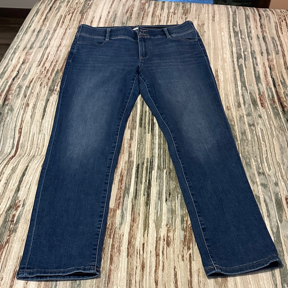 Nine West Blue Straight-Leg Jeans